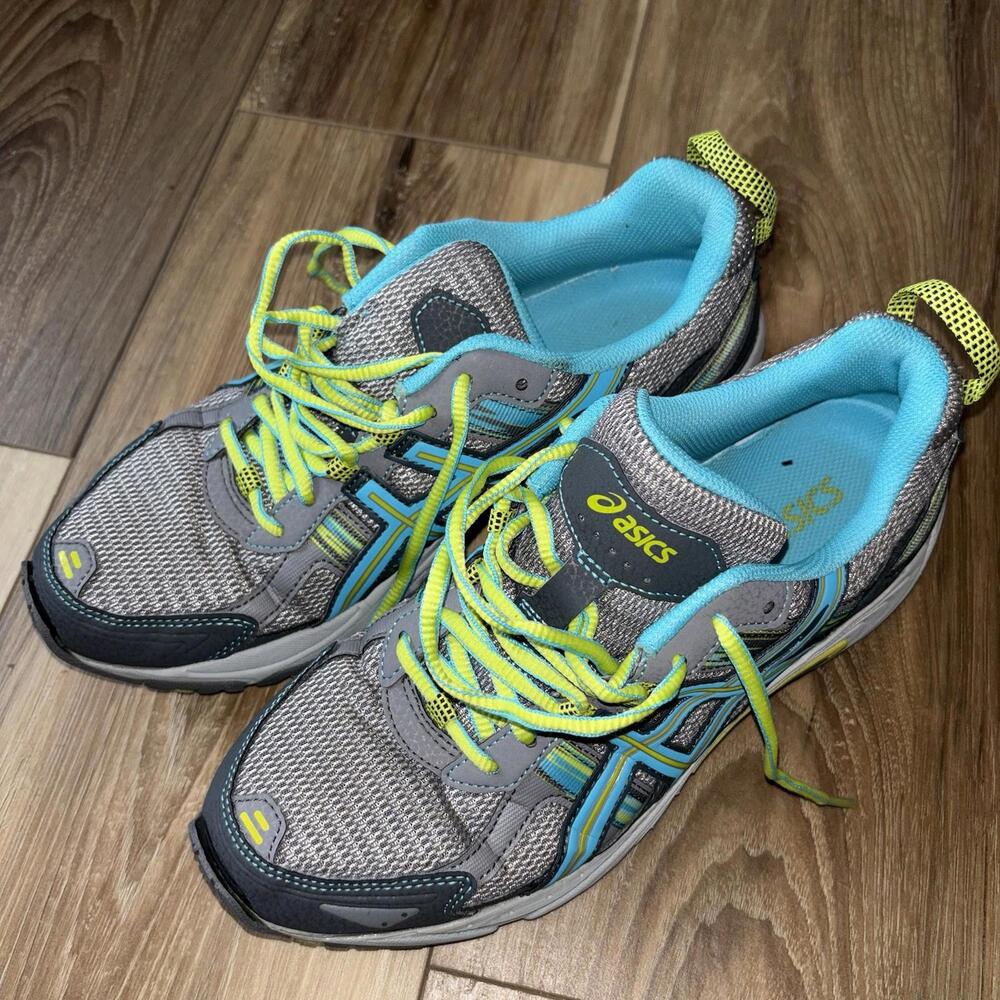 Asics Womens Gel Venture 5 T5N8N Gray Running Shoes Sneakers Size 9